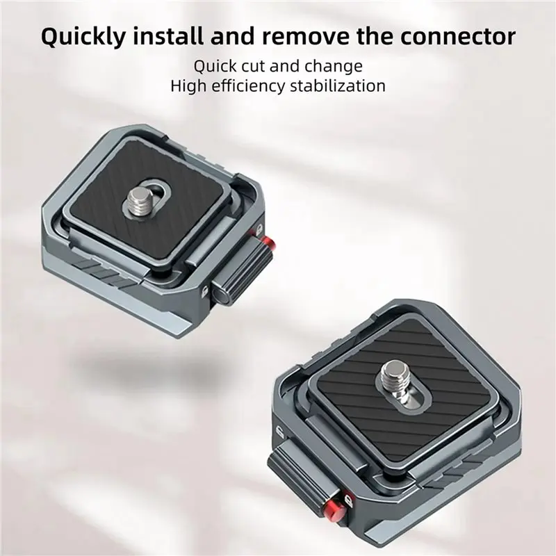 A99E-2X All-Metal Camera Arca Quick Release Kit For Dji Zhiyun Stabilizer Tripod Head Slide Rail Quick Mount Buckle Base