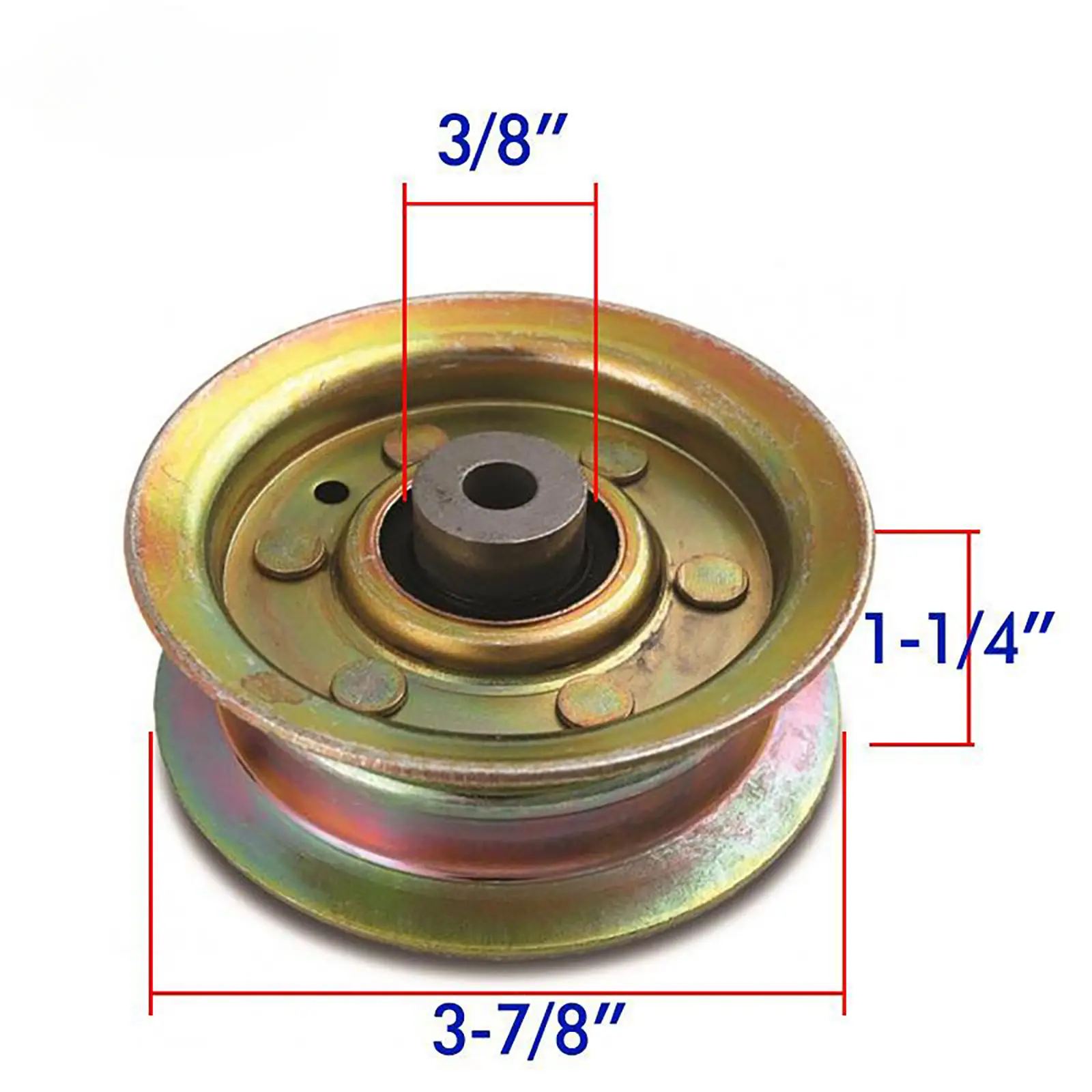 Imagem -02 - Polia Intermediária Plana de Metal 532173437 173437 Substituição para Roper para Artesão para Husqvarna para Acessórios de Cortador de Grama Poulan