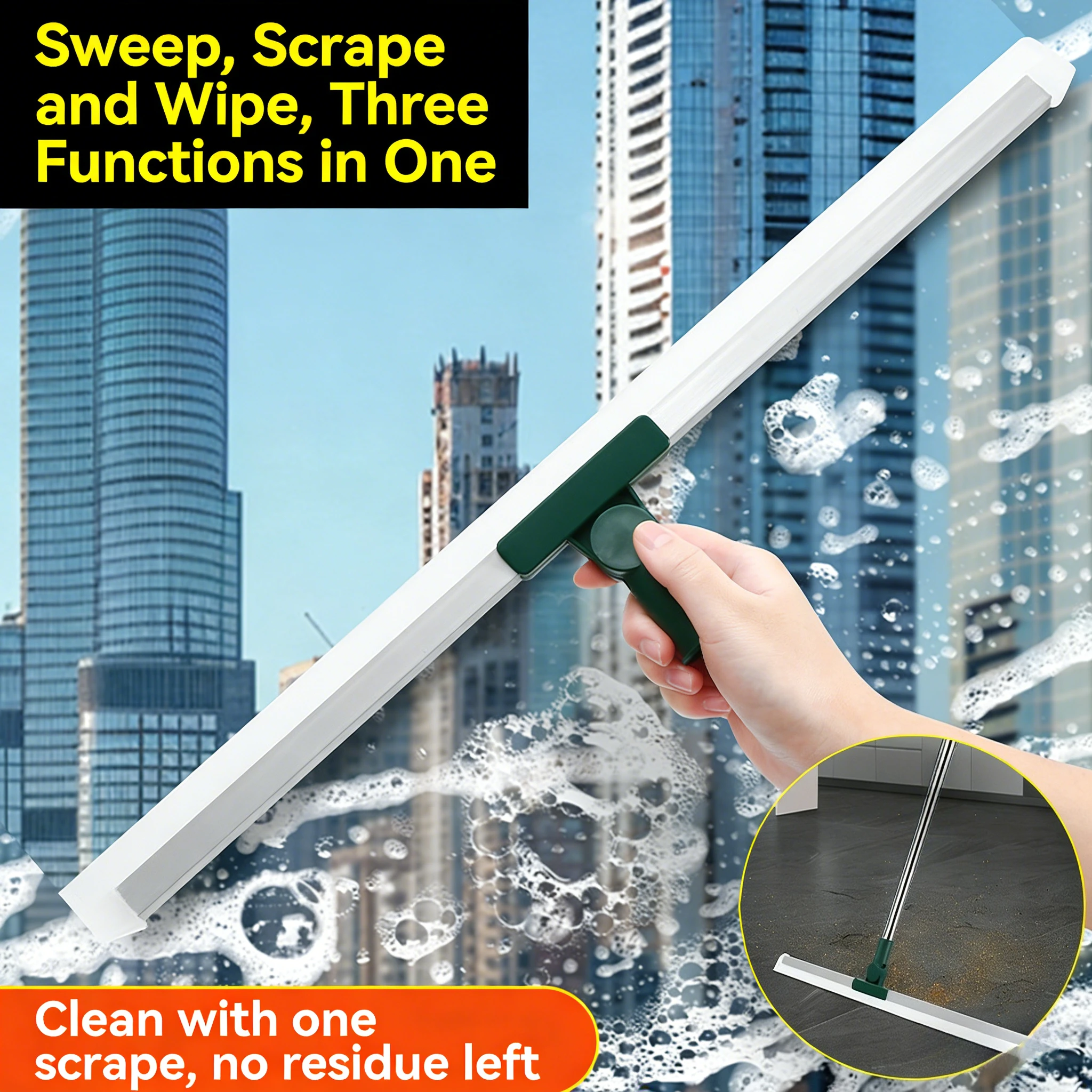 

Волшебная силиконовая швабра-скребок для удаления воды, для сухих и влажных поверхностей, универсальный скребок для пола