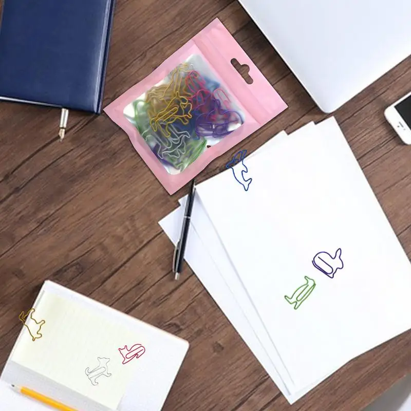 Pennarelli per libri a graffetta 30 pezzi Mini graffette Creative Set regali scolastici colorati casuali per i lavoratori donne uomini insegnanti studenti