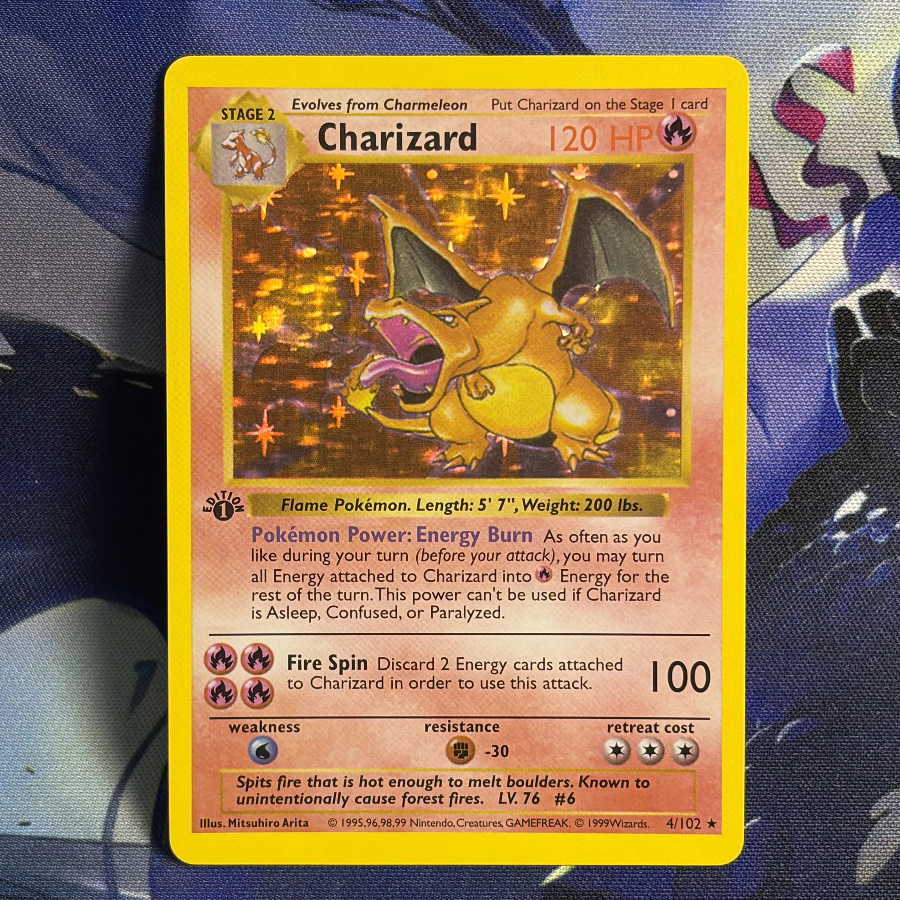 PROXY 16 Stuks PKM Kaart Basisset-1 Zeldzame Verzamelkaarten Alakazam/Gyarados/Venusaur/Charizard Ptcg Hobby Display Speelgoed en Cadeaus