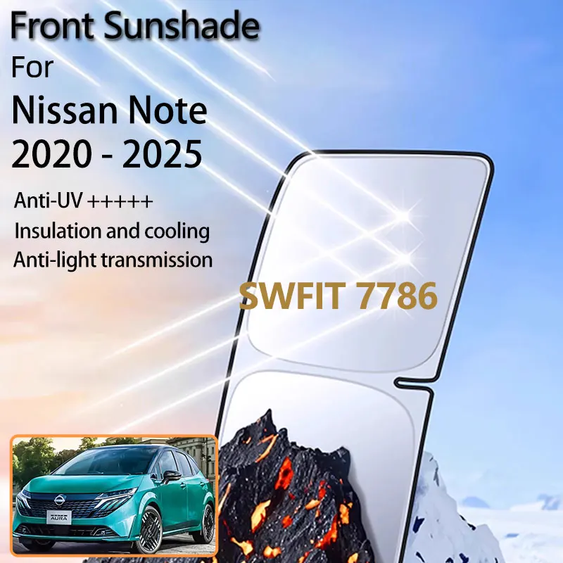 

Для Nissan Note E13 2022 2021 2020-2025 аксессуары передний солнцезащитный козырек лобовое стекло теплоизоляция защита от солнца УФ-защита