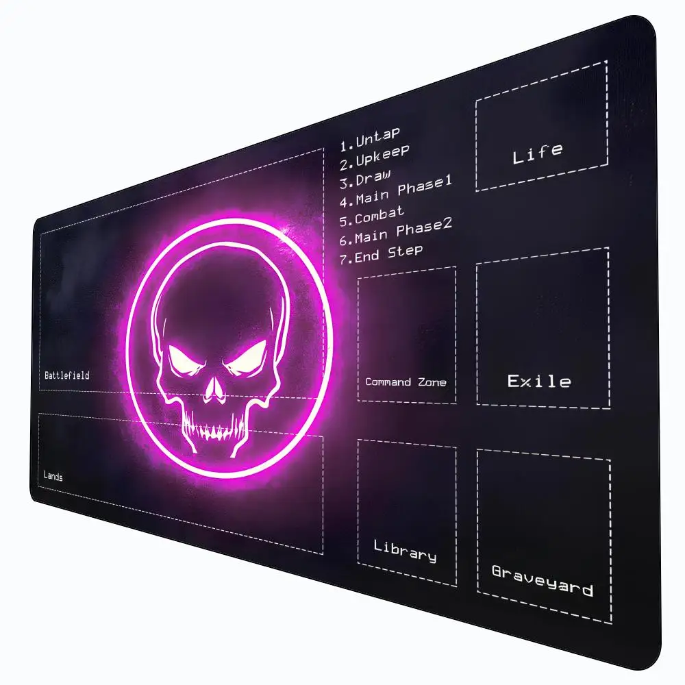 

Magic Party Stitched with Zones Game Mat Durable Rubber for MTG and TCG Games 35X60cm Mouse Pad Office Desk Mats Friendly Design