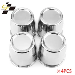 4pcs/1pc 79.5mm/3.13in 84mm/3.31in Push Through Center Caps for Truck/ Trailer Carbon Steel Concave Surface Car Auto Accessories