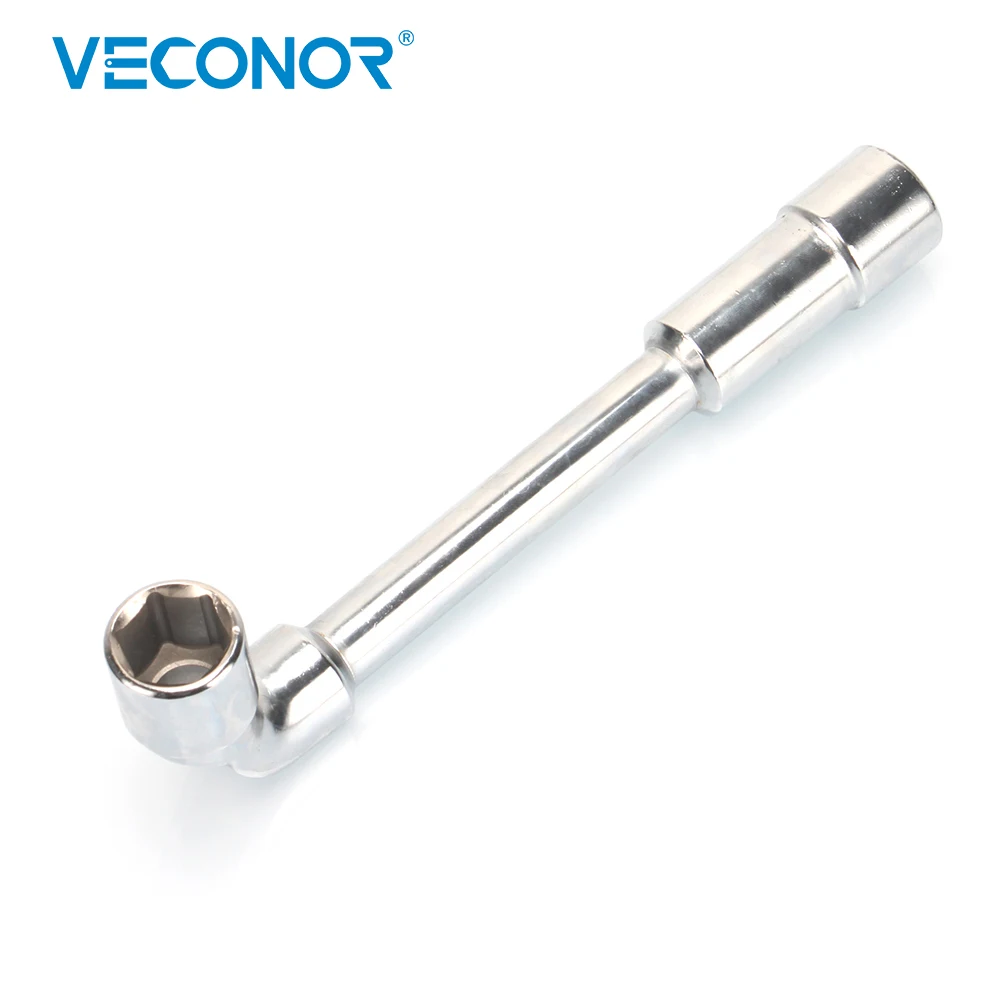 18mm L Type Angled Socket Wrench Spanner With Thru Hole Chome Vanadium