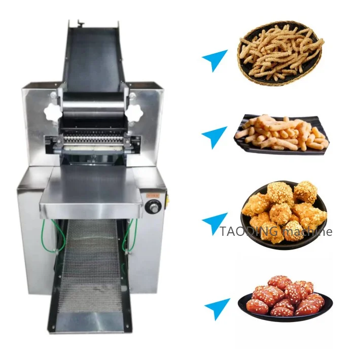 Commercial	  Chinchins Flakes Milling Machine Automatic Cutting	electric Pasta Dough Maker Strip Cutter Chin Chin Making Machine
