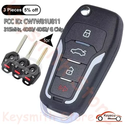 KEYECU 4Btns 315MHz 4D60 4D62 G Chip for Subaru Forester Impreza Legacy Outback WRX Auto Upgraded Flip Remote Key Fob CWTWB1U811