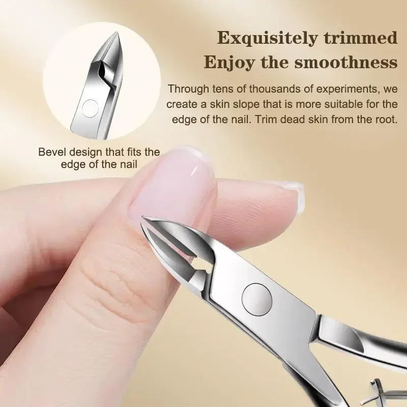 Durable Stainless Steel Cuticle Nipper For Manicure And Pedicure Cuticle Clippers Trimmer Dead Skin Remover Pedicure Stainless