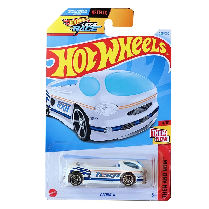 Original Hot Wheels C4982 Car 1/64 Diecast Toys for Boys HW Let's Race Then and Now Series Deora 2 Vehicle Model Birthday Gift