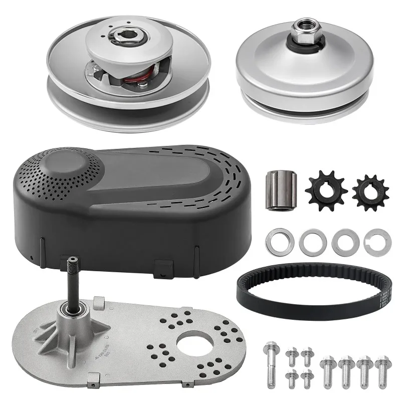 Drive Clutch, Engine, 2000 RPM High-Strength Drive Clutch with Asymmetric Designed Wheels & Robust Rubber Belt for Engines