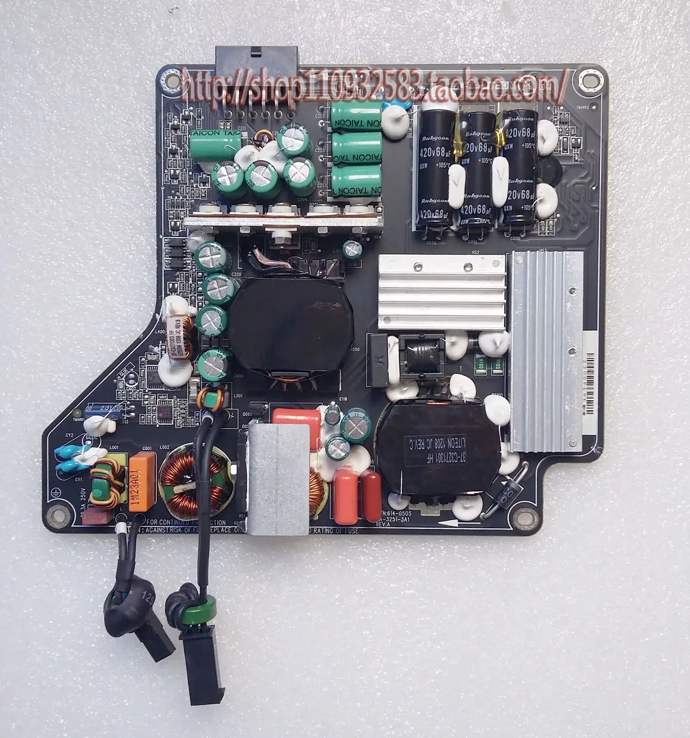 A1407 MC914 27 inch monitor 250W power board PA-3251-3A 614-0505