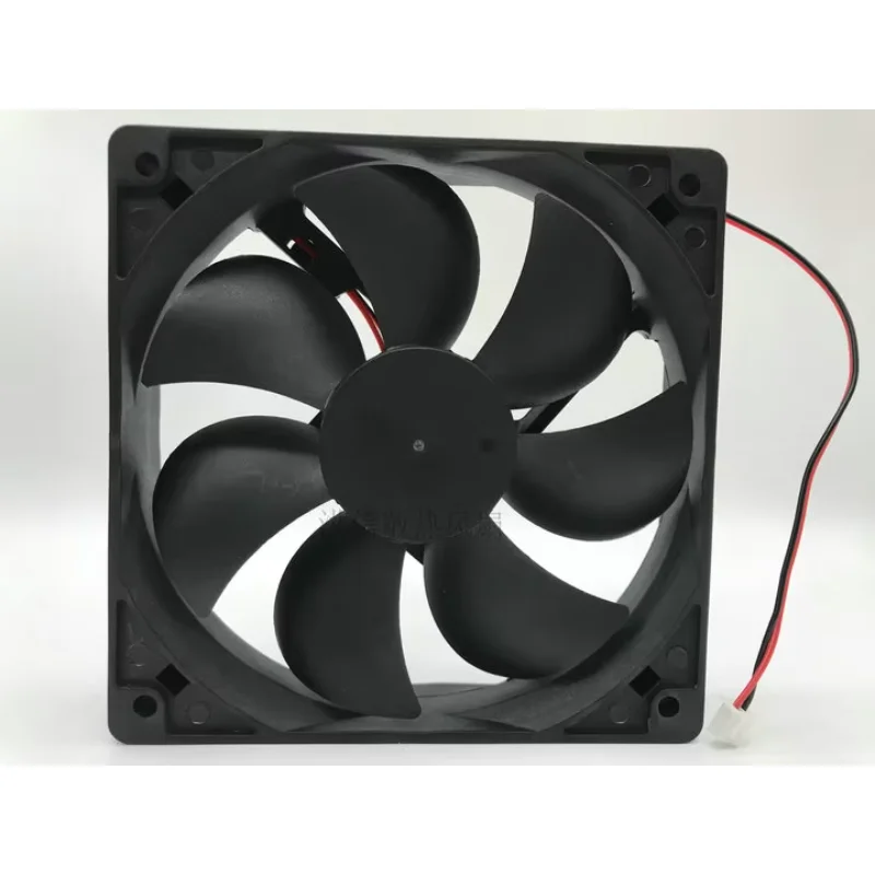 POWERYEAR PY-1225L12S DC 12V 0.20A 120x120x25mm 2-Wire Server Cooling Fan