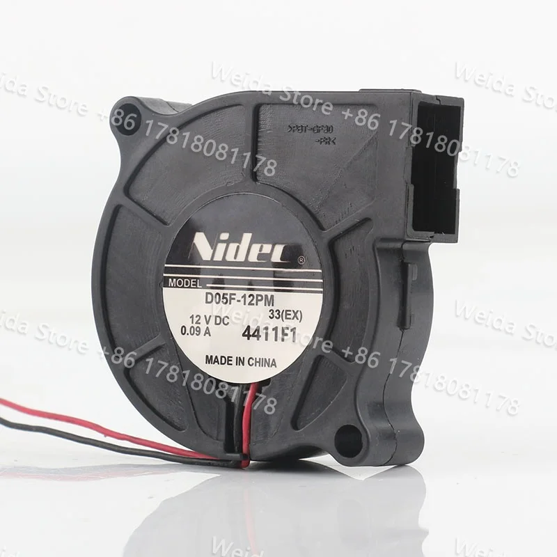 D05F-12PM Two-line Nidec 5015 5CM 12V 0.09A purifier projector 50X50X15MM blower cooling fan