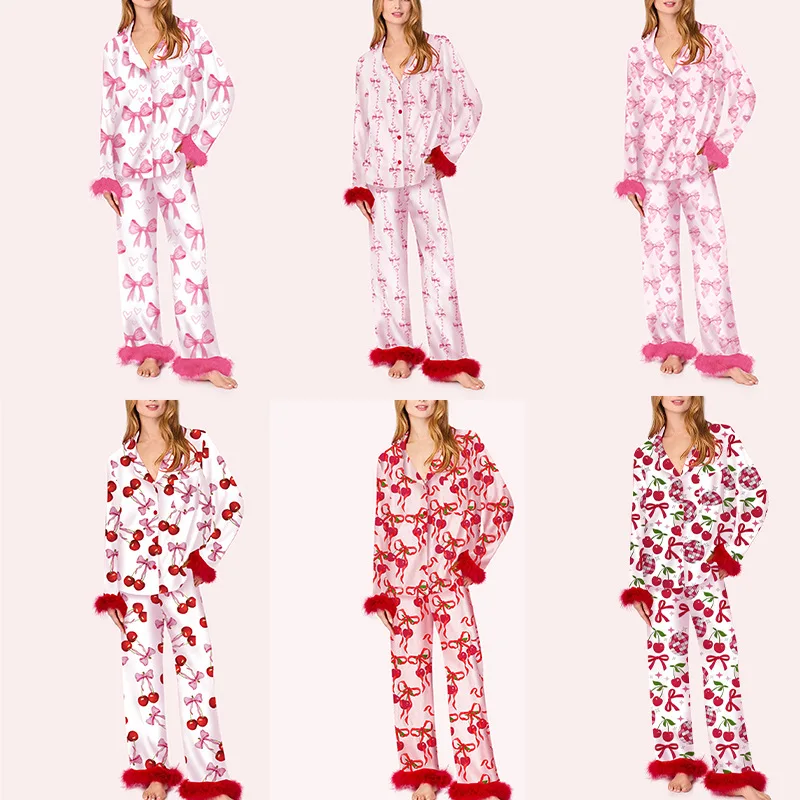 

Comfortable Printed Home Parent Child Set Spring 2026 Women's Faion Casual Wear Student School orm Work Outfit