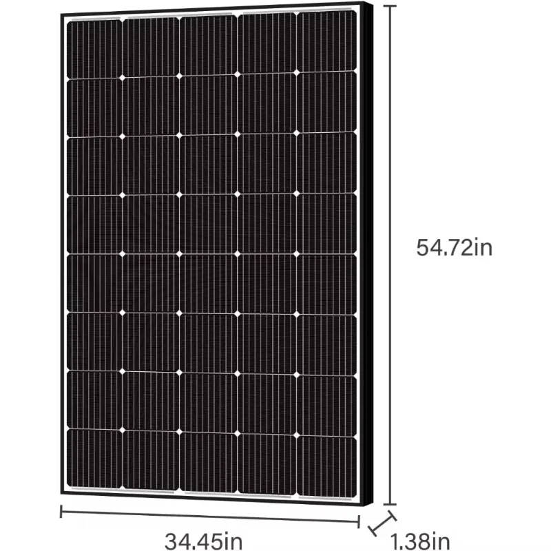 شعبية عالية الكفاءة الجهد دفعة 15 فولت خلايا تعمل الأفضل مع شاحن تحكم MPPT خارج الشبكة لقارب بحري RV 250 واط