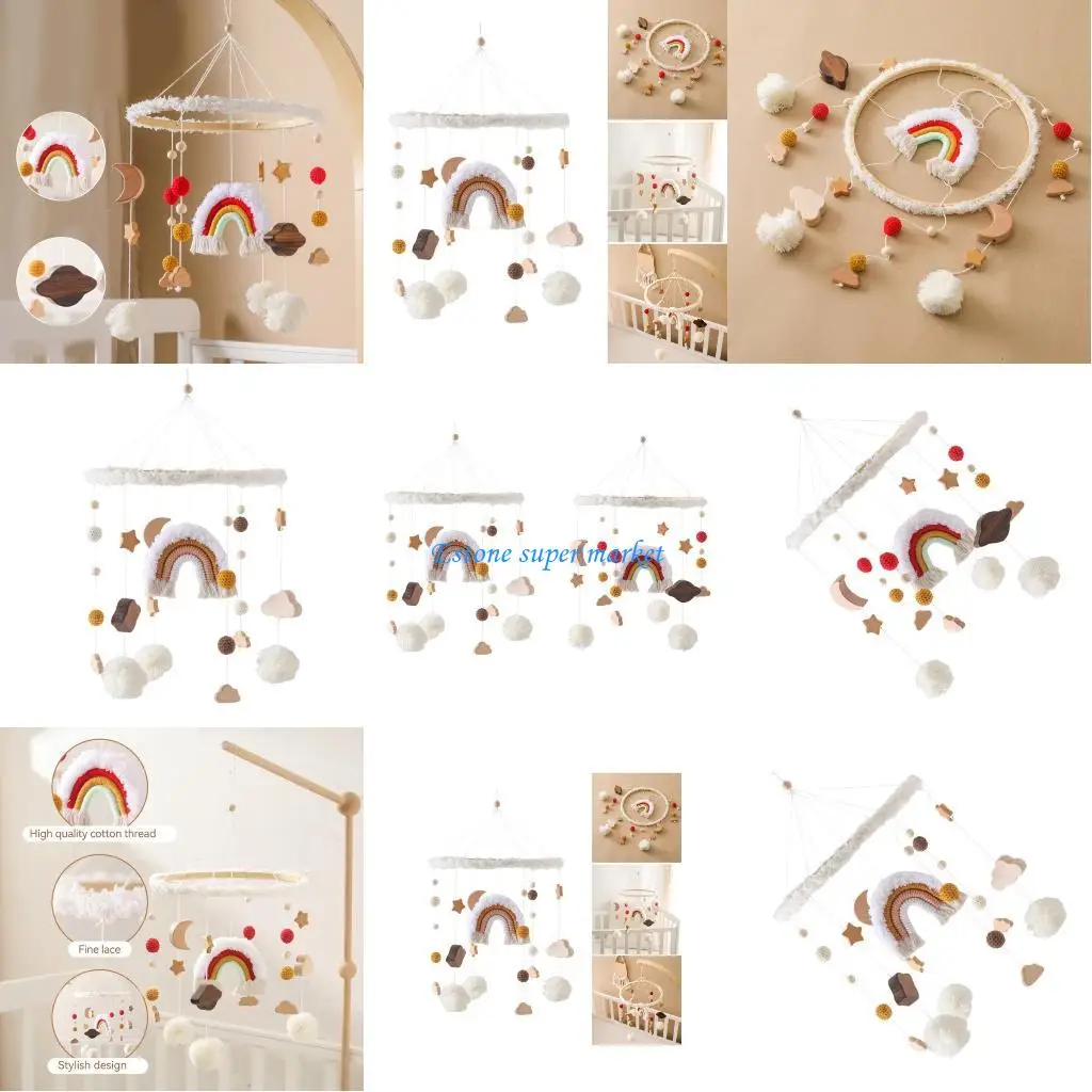 090B لعبة معلقة لديكورات سرير الرضع نشاط لطيف هدية استحمام لحديثي الولادة