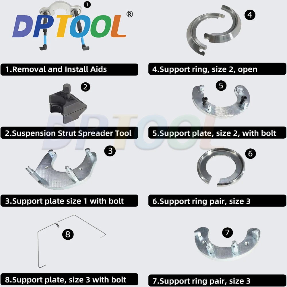 Universal Suspension Strut Split Hub Steering Knuckle Spreader Tool Compatible with Vw Audi BMW