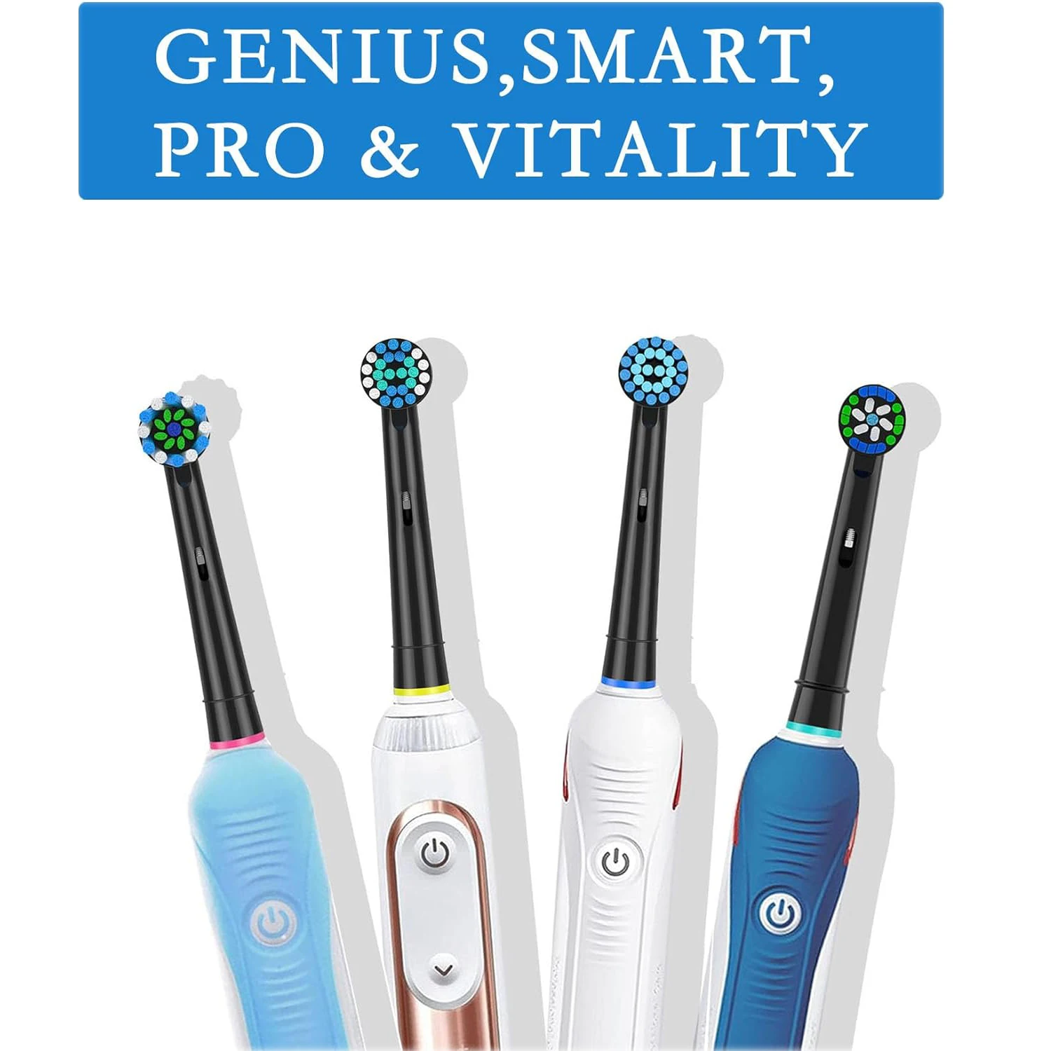 4-12Pack Replacement Toothbrush Heads Compatible with Braun Oral b 7000/Pro 1000/9600/ 5000/3000/8000 Electric Toothbrus image 6