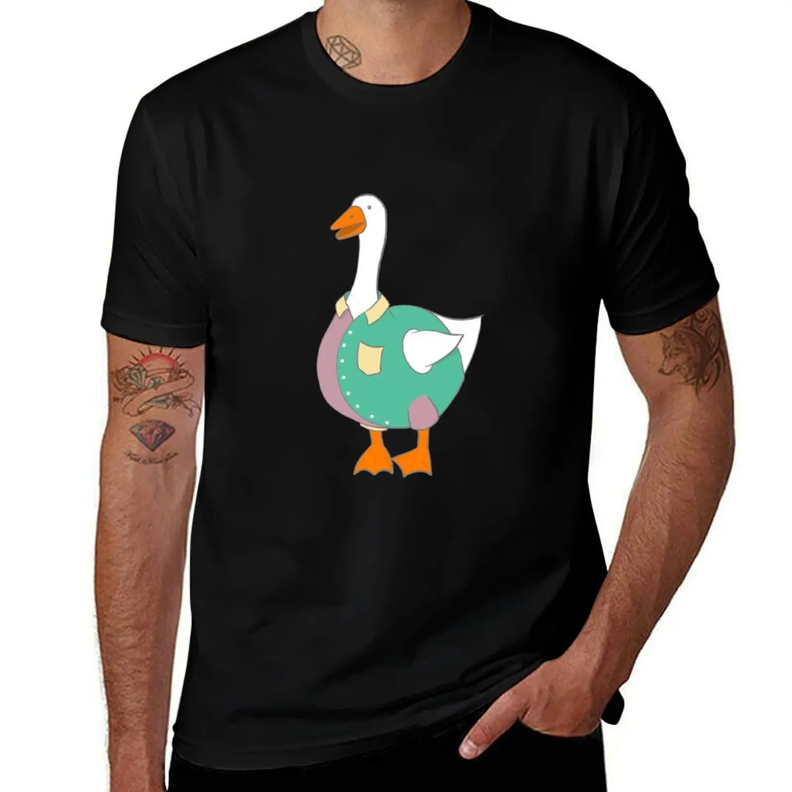 

An-Goose - Pastel Goose T-Shirt t shirt man luxury t shirt for man T-Shirt