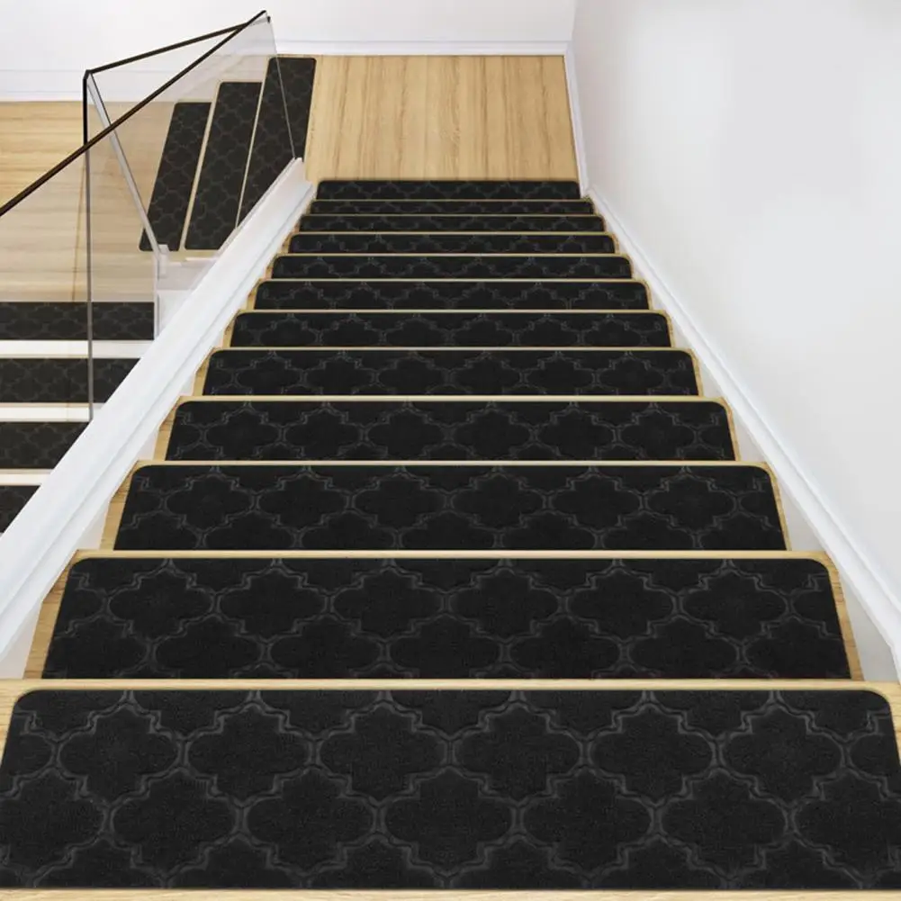 Step Covers Non-slip Stair Mat with Strong Adhesion Washable Indoor Stair for Home for Staircases