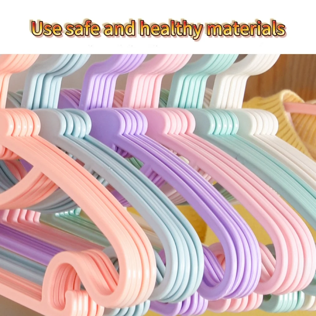 Portable Plastic Hanger for Children, Baby Hangers, Coats Storage, Closet Organizer, Kids Clothes Hanger Racks, Home Display