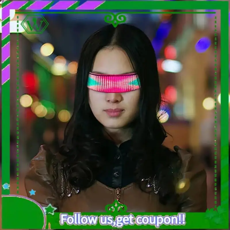 

Latest-Prop For Party Bar Eyewear Bluetooth LED Luminous Glasses Festival Performance Eyewear
