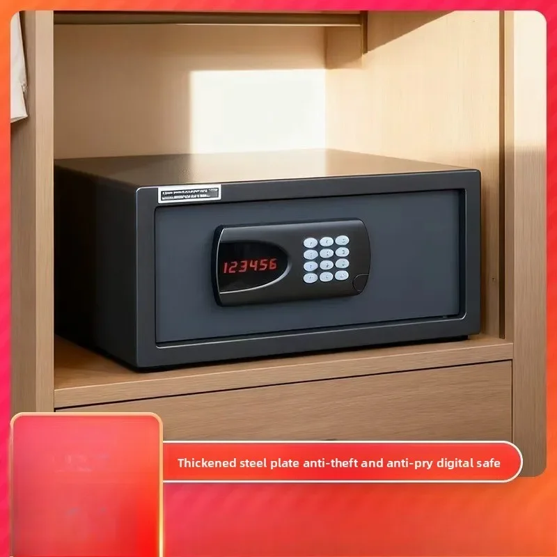 Caja Fuerte Electrónica de Acero Resistente, para Objetos de Valor, con Caja de Seguridad con Contraseña, Caja de Seguridad Antirrobo, Caja Fuerte Pequeña para el Hogar