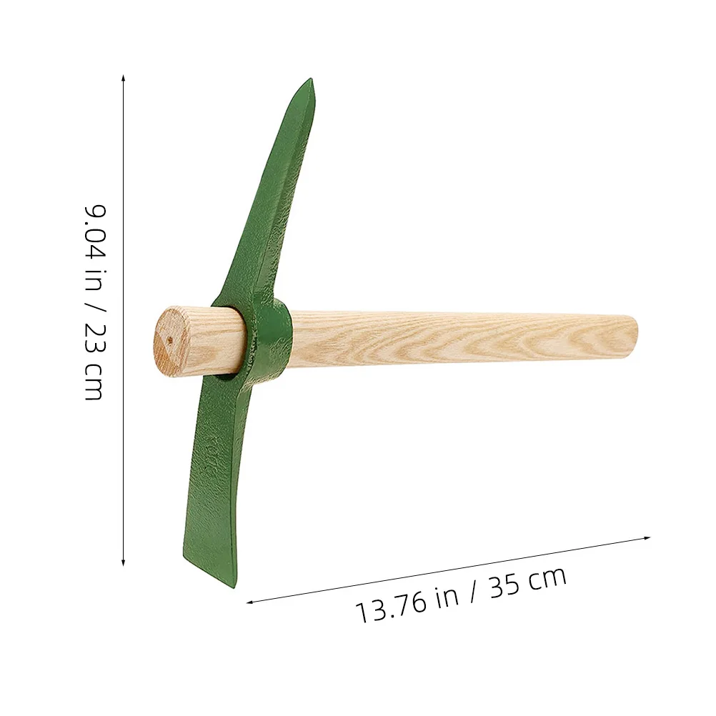 

Wood Handle Small Garden Hoe Handheld Tool for Flower Planting Weeding Sturdy Gardening Tool Outdoor