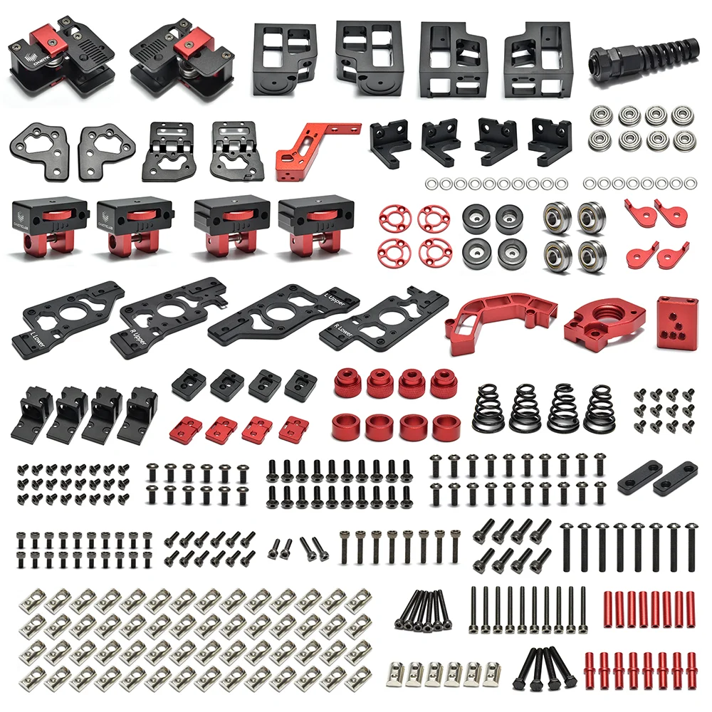 Voron 2.4 CNC Parts Kit, Full Upgrade Aluminum Alloy Frame Lightweight All Metal CNC Component DIY 3D Printer Accessories