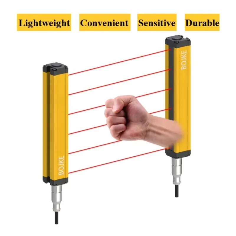 Long-distance Safety Light Curtain Sensor Industrial Automation Is 6m/12m/20m Machine Tool Stamping Sheet Metal Processing
