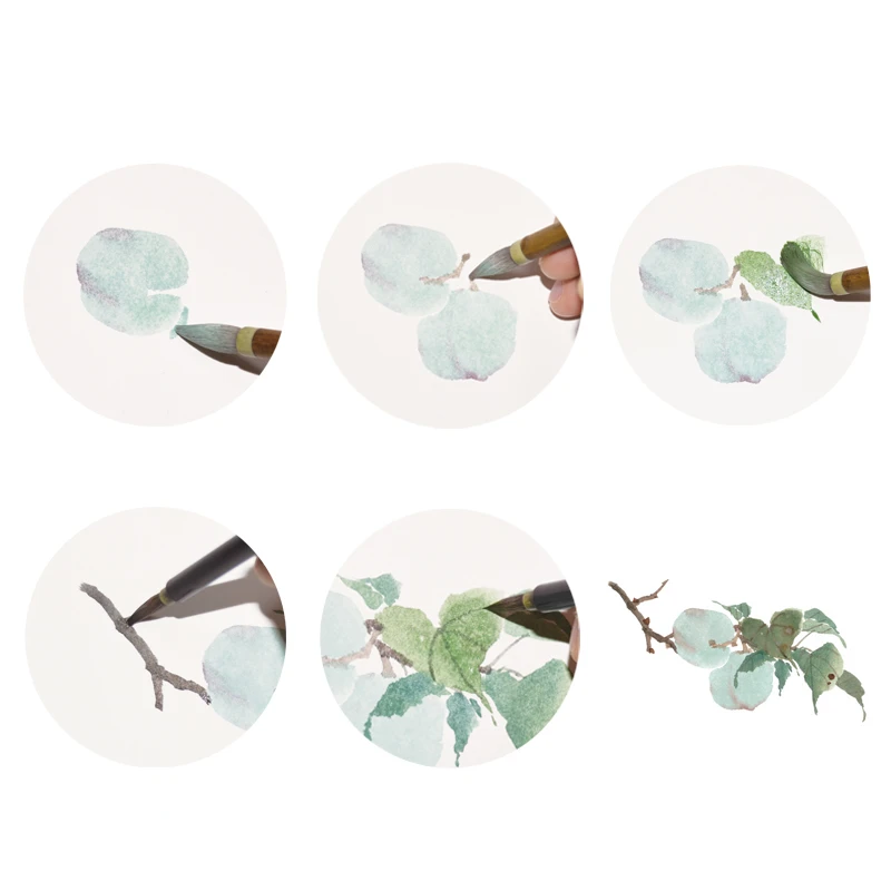 Antiquity Watercolor Painting Book Flower Bird Plant Animal Traditional Chinese Drawing Picture Album Drawing Technique Tutorial