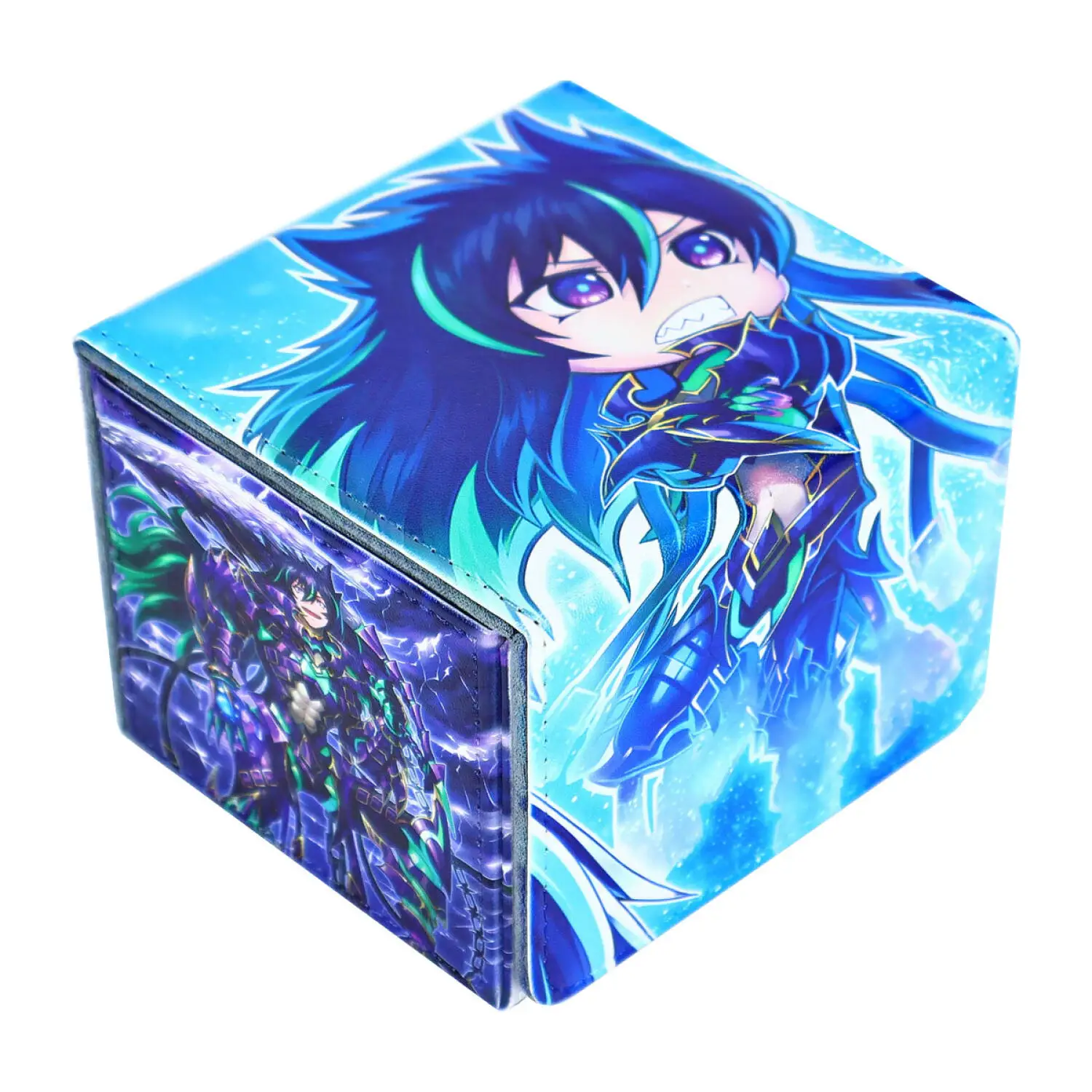 

Ю-Ги-Оо своими руками собственного производства! Коробка для хранения карт Scareclaw Ygo Scareclaw Light-Heart, кожаная высококачественная коробка для хранения карт, подарочные игрушки