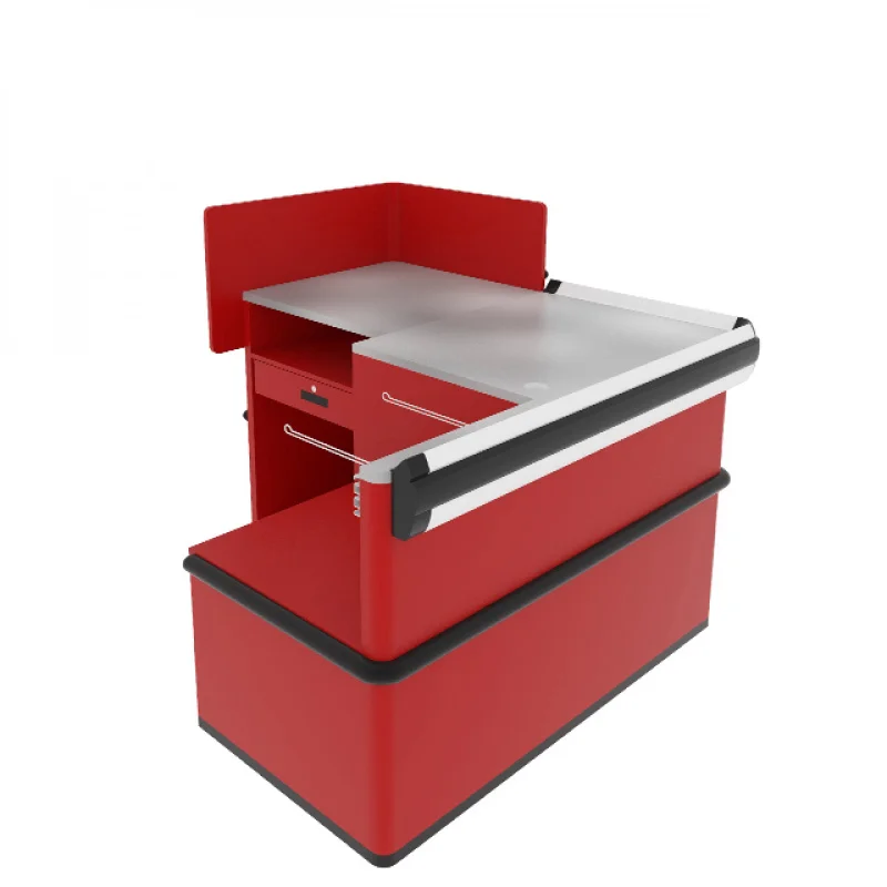custom.Hongye Modern Design Retail Shop Supermarket Cash Counter, Cash Table, Checkout Counter