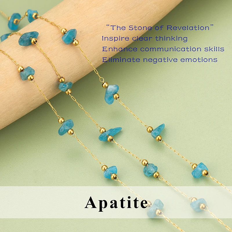 assoonas, 1m/Stück, C421, Kette, Edelstahl, Naturstein, handgefertigt, Anhänger, Schmuckzubehör, DIY Armband Halskette – Detail 9