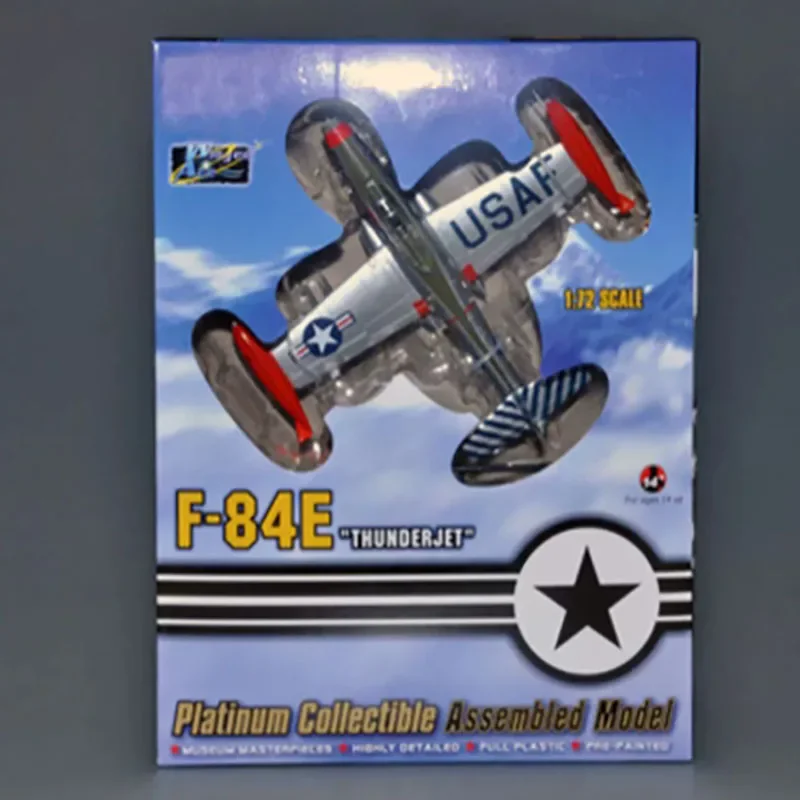 Die Cast 1:72 Scale America Fighter Aircraft Model Easy Model F-84  Military  Emulation 37109  Collection Toy Gift Display