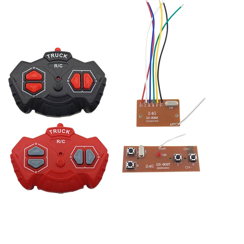 

2.4G Four-way Remote Control Module 4CH RC Remote Control Transmitter Receiver Circuit Board Accessories