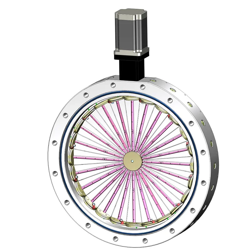 Precision-Engineered Electric Linear-Control Throttle Valve Stainless Steel Construction Reverse Rotating Blades Thin-Film