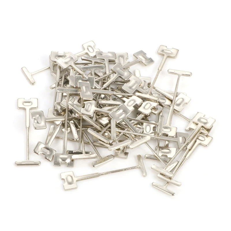 

50Pcs Tile Leveling Steel Needles 0.9mm 1.5mm for Kitchen Living Room Tile Leveler Installation