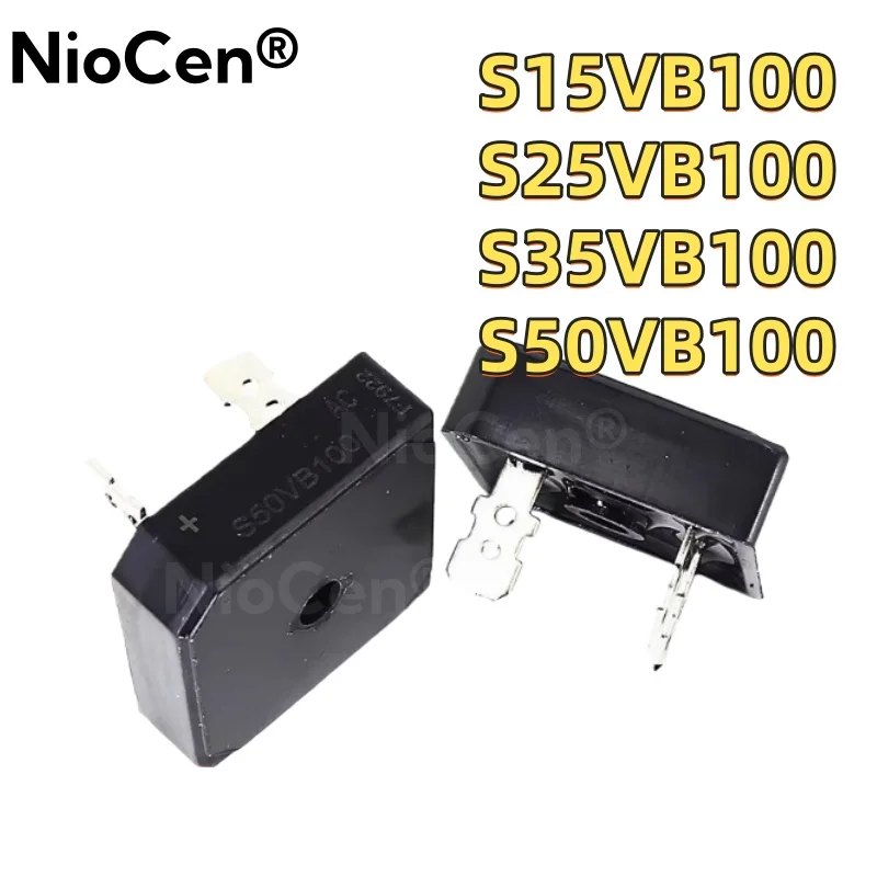 

(5PCS)Brand new S15VB100 S25VB100 S35VB100 S50VB100 welding machine rectifier bridge stack 15A/25A/35A/50A/100V