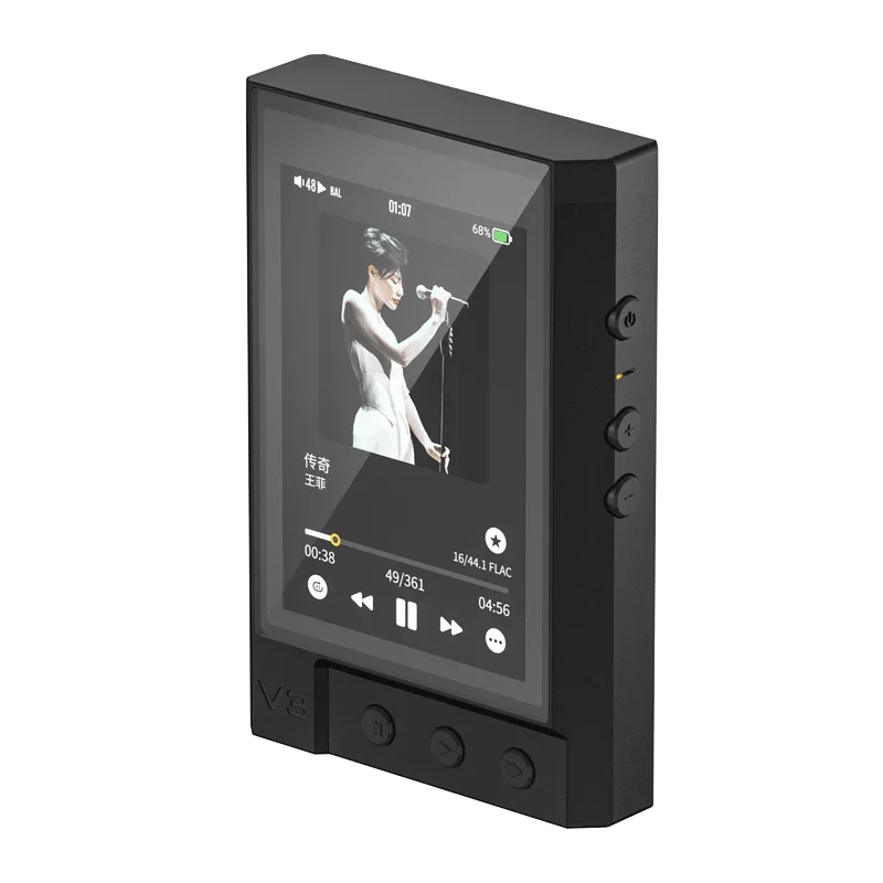 TempoTec V3 Portable DAP Android HIFI Music Player DAP 4.4mm&3.5mm Dual DAC AK4493SEQ DSD512 WIFI Two-way Bluetooth MQA16 TIDAL