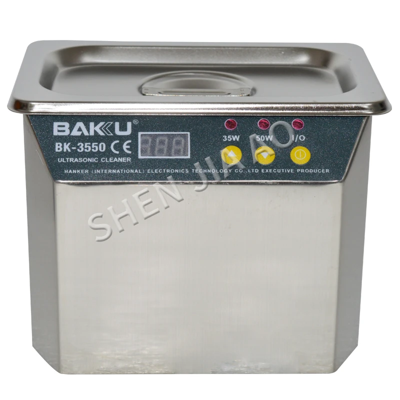 

700-900ml Household Digital Ultrasonic Cleaner 35W-50W Stainless Steel Bath 110V 220V Ultrasound Washing for Watches Jewelry