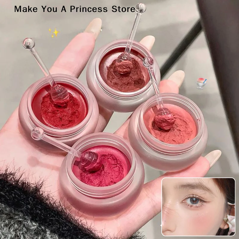 Cappuvini Velvet Matte Mousse Lipstick Moisturizing Canned Lip Mud Mist Solid Lip Gloss Cheek Blush Cream Tint - Cosmetic Lip