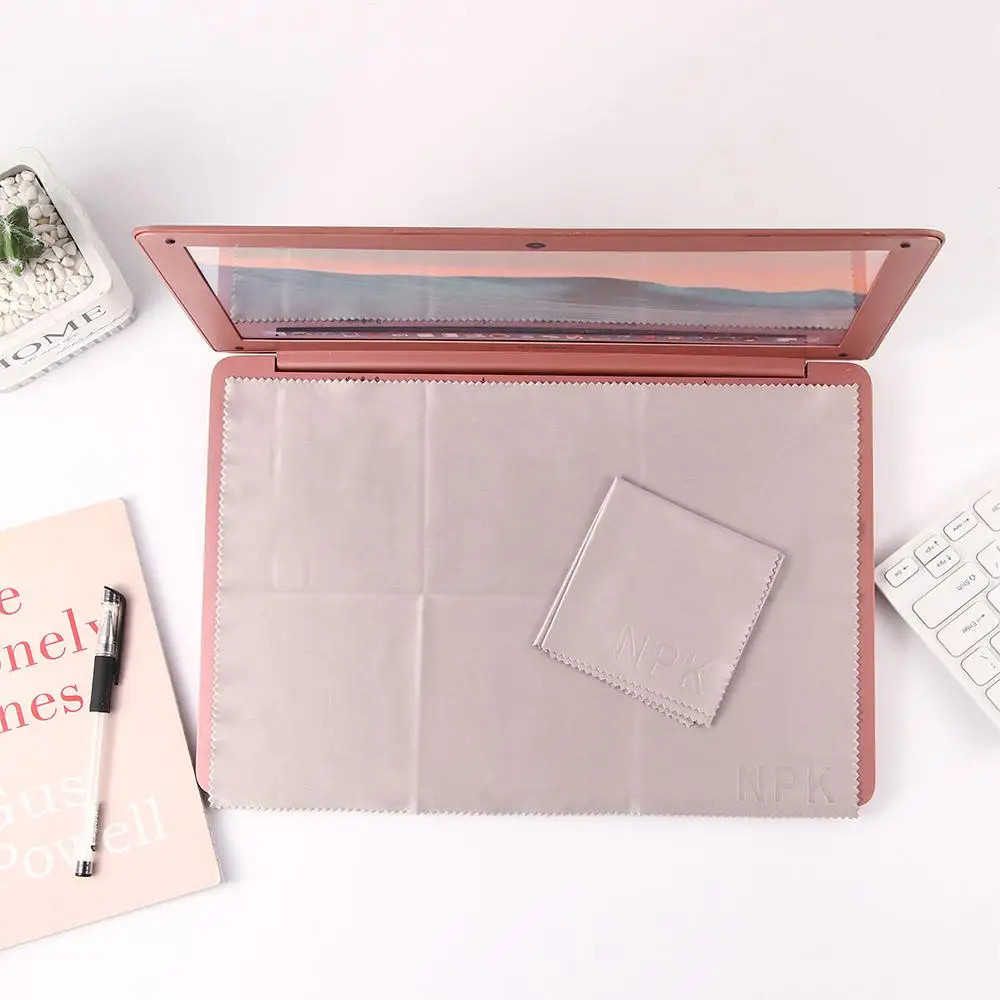 Laptop Screen Cleaning Cloth Dustproof Notebook Palm Microfiber Protective Film Keyboard Covers Laptop Keyboard Blanket