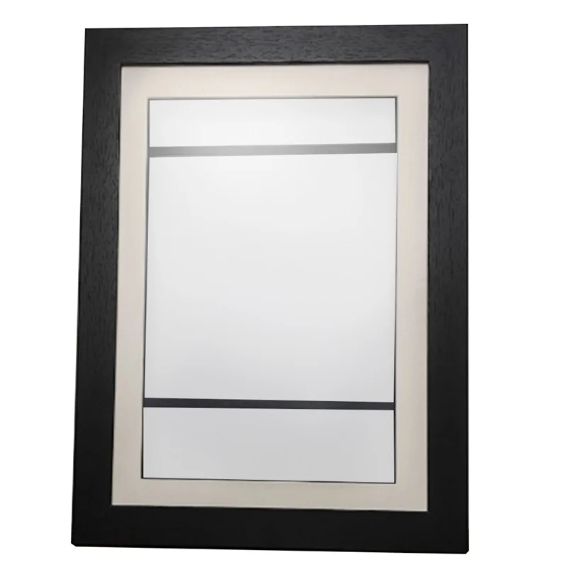 Ingenious-Kids Art Frames Children Flip Picture Frame 13.8X10.4Inch, For Kids Drawing Crafting (Black, 2PCS)