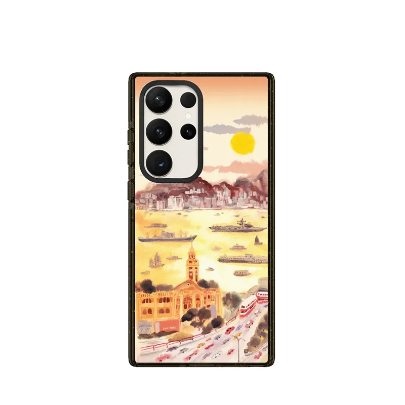 

Famous Travel Cities Magnetic Acrylic Case for Samsung Galaxy S23 S24 S25 Ultra S25+ Plus Protective Shell