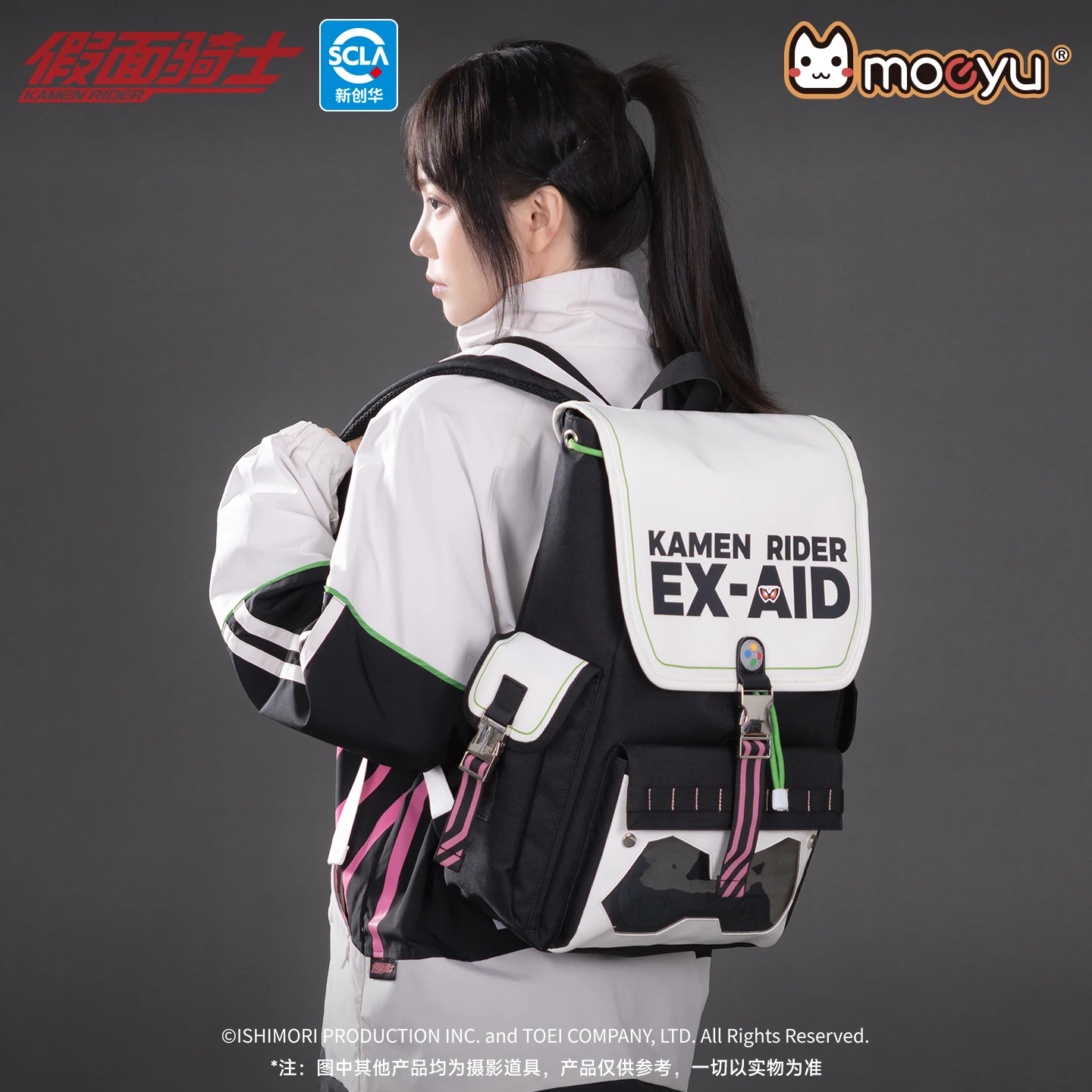 Moeyu KAMEN RIDER EX-AID Men's Backpack Large Capacity Backpacks Women BagAnime School Back Pack Rucksack Laptop Travel Bags