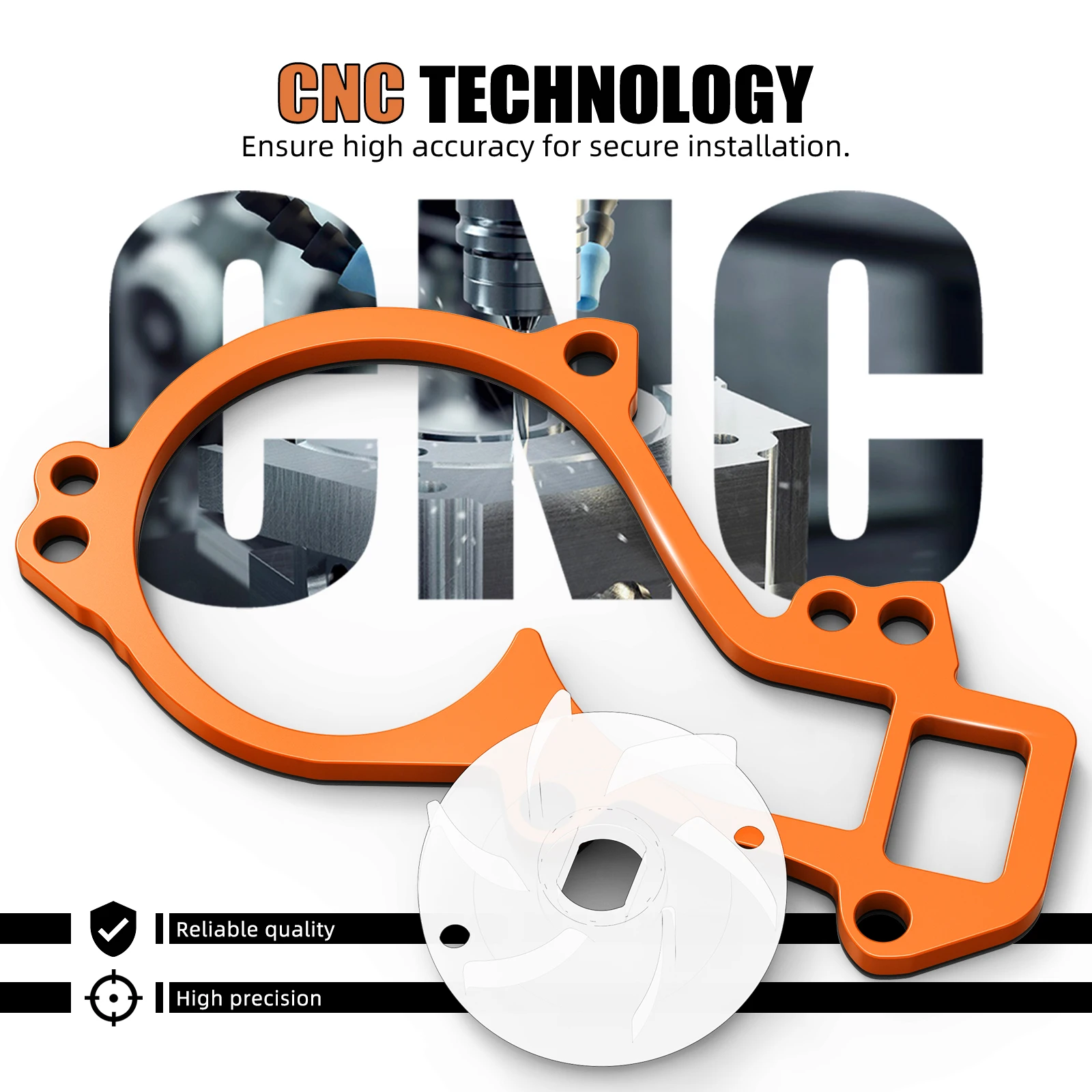 For 2008-2023 KTM 690 Enduro R SMC R 690 Duke Water Pump Cooler Impeller Spacer For Husqvarna 701 Enduro/Supermoto 2016-2023