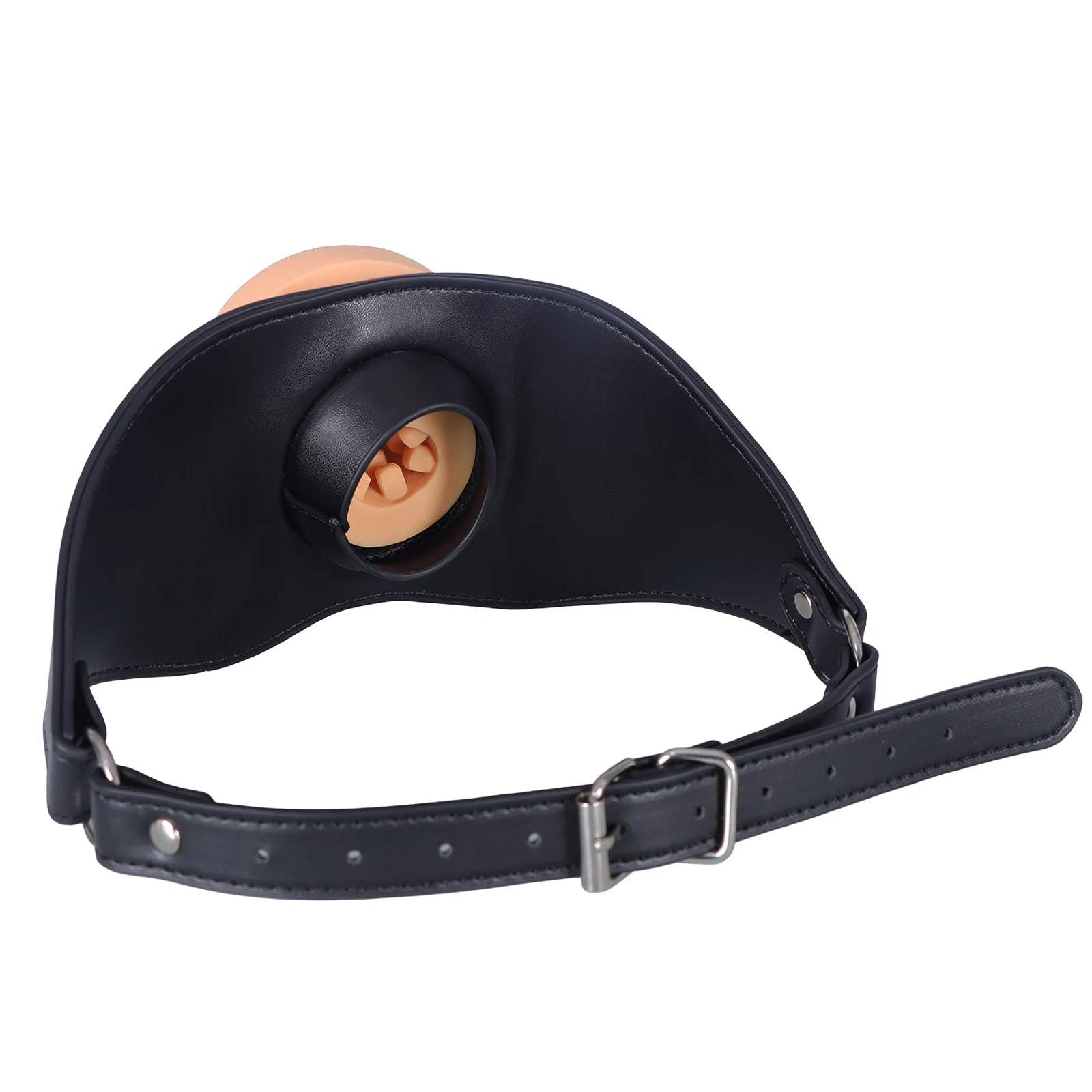 Adult Masturbator Silicone Bondage Open Mouth Gag Sex Toys For Masturbators Pocket Pussy Realistic Vagina Blowjob Masturbation view 3