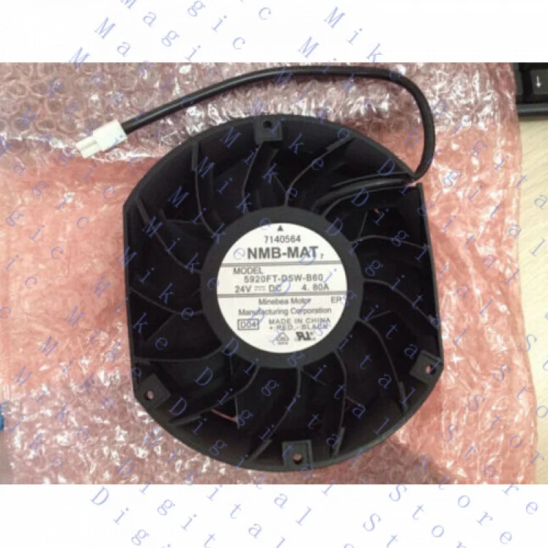 

UU бесшумный инвертор охлаждающего вентилятора 5920FT-D5W-B60 24 В 4,8 А 17 см