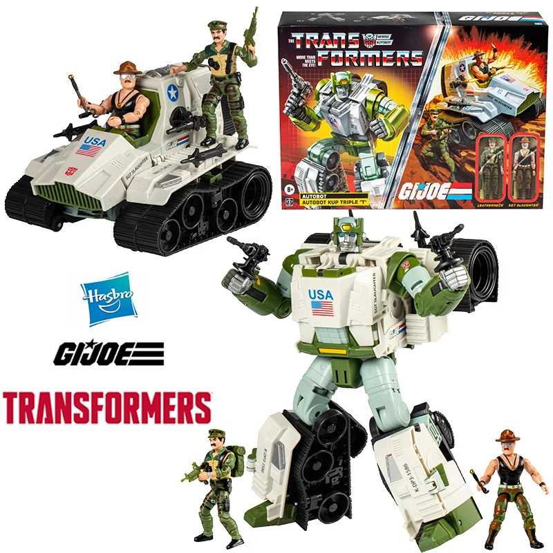 

Коллекционный экшн-фигурка Hasbro G.I.JOE x Трансформеры Autobot Kup Triple T аниме оригинальная модель игрушки